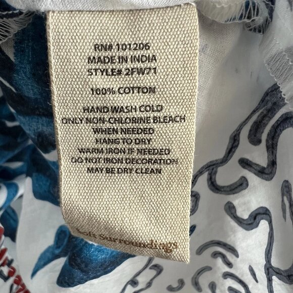 Soft Surroundings Seychelles Tropical Coral Reef Fish Lightweight Coverup Medium - Picture 11 of 11